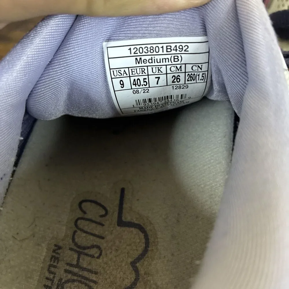Brooks Ghost 15 Shoes Womens Size 9 Gray Mesh Athletic Running Shoes 1203801B492